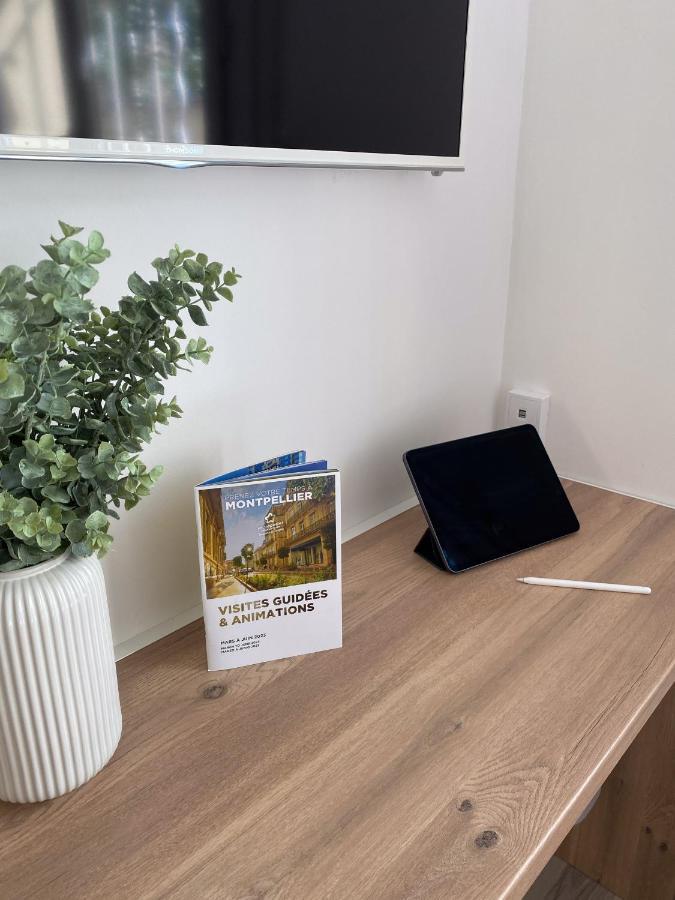 Chambre Climatisee Lit Double Dans Villa - Proche Centre Tramway Montpellier Eksteriør billede